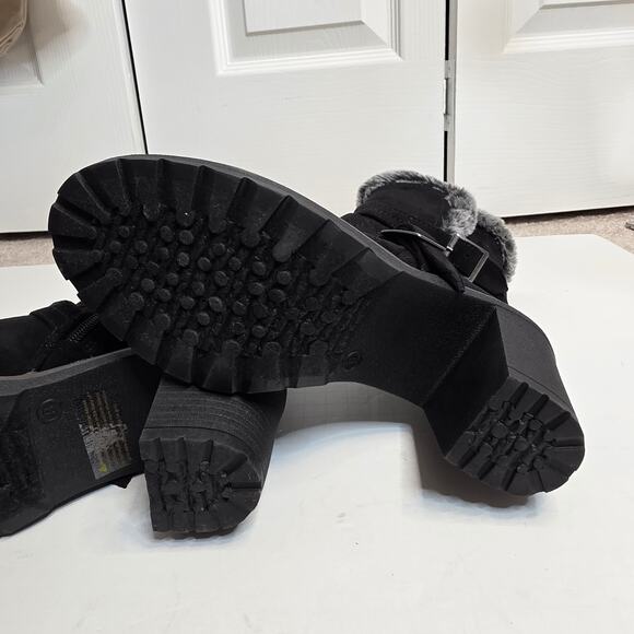 Venus Heeled Faux Fur Suede Cottage Boot Size 8 NWOT - Picture 12 of 13